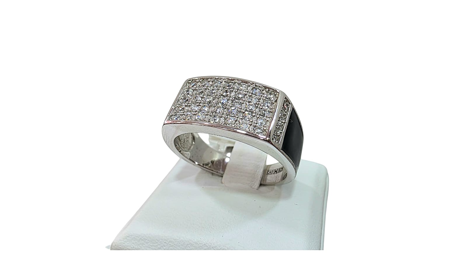 RING SILVER FOR MEN/ CUBIC ZIRCONIA