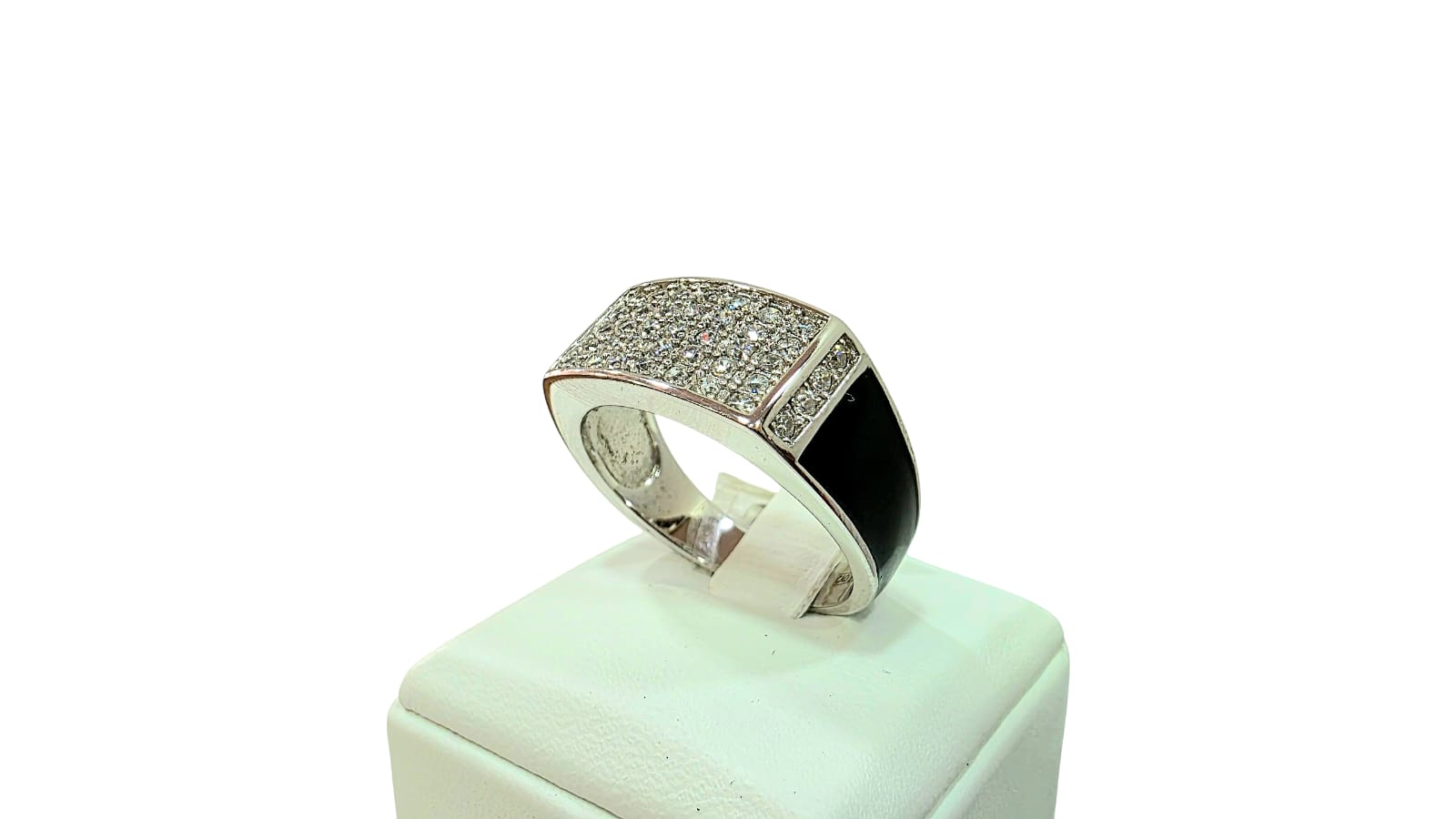 RING SILVER FOR MEN/ CUBIC ZIRCONIA - Image 2