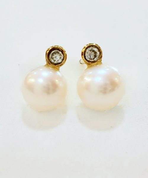 EARRINGS 9KT PEARL