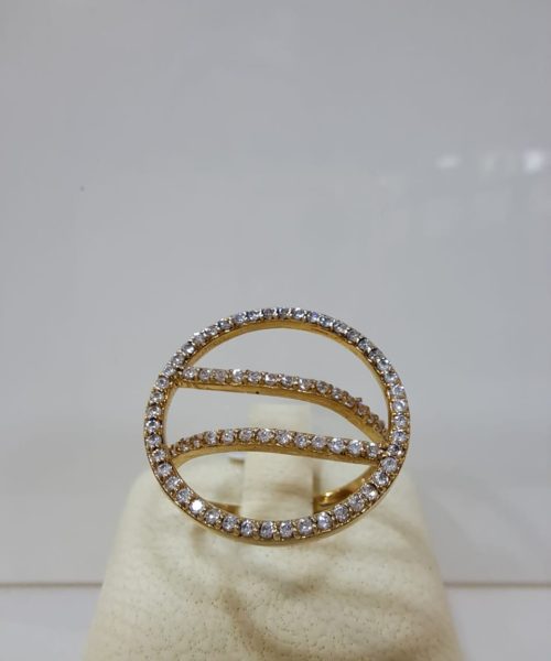 9KT RING CZ