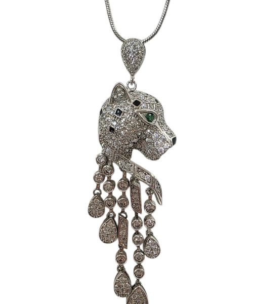 PENDANT SILVER/ PUMA/ CUBIC ZIRCONIA