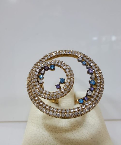 RING 9KT/ CUBIC ZIRCONIA