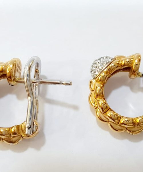 FOPE EARRINGS EKA OR730 PAVE