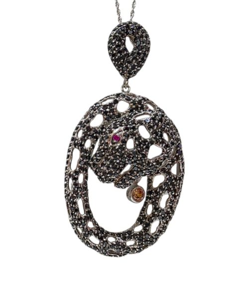 PENDANT SILVER/ CAT/ CUBIC ZIRCONIA
