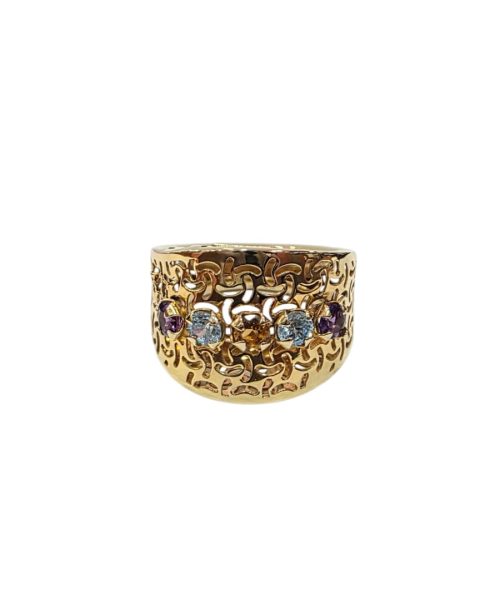 RING 9KT/ CUBIC ZIRCONIA