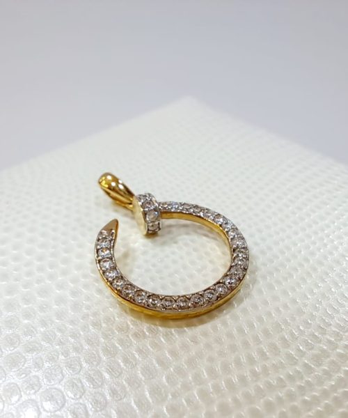 PENDANT 9KT CZ