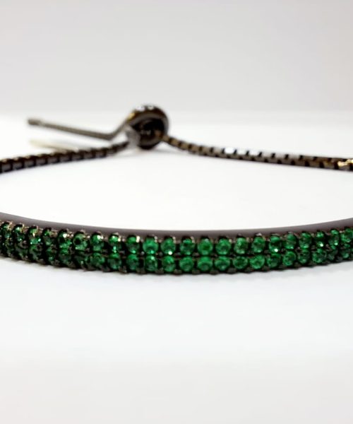 BRACELET SILVER MULTICOLOUR CZ