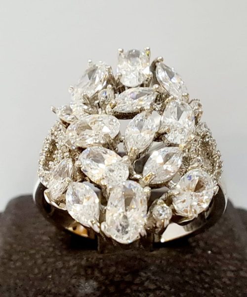 RING SILVER CUBIC ZIRCONIA