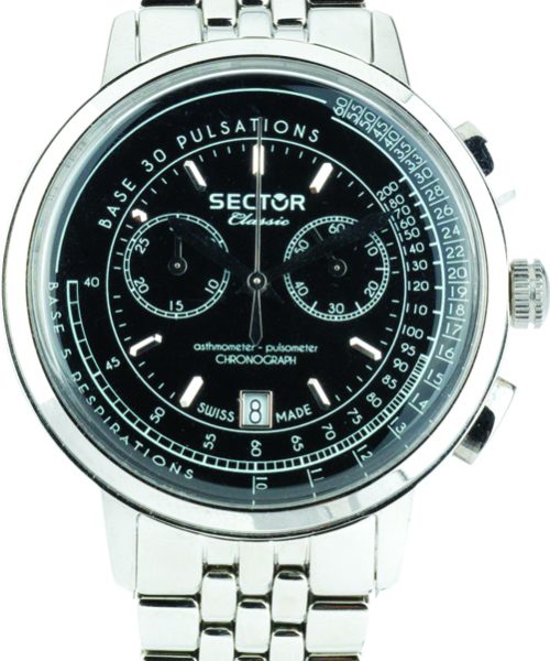 Sector Classic chronograph steel watch R3273785004