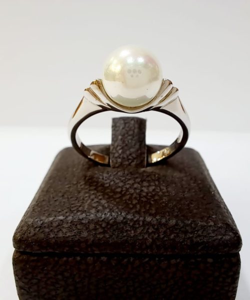 RING SILVER PEARL