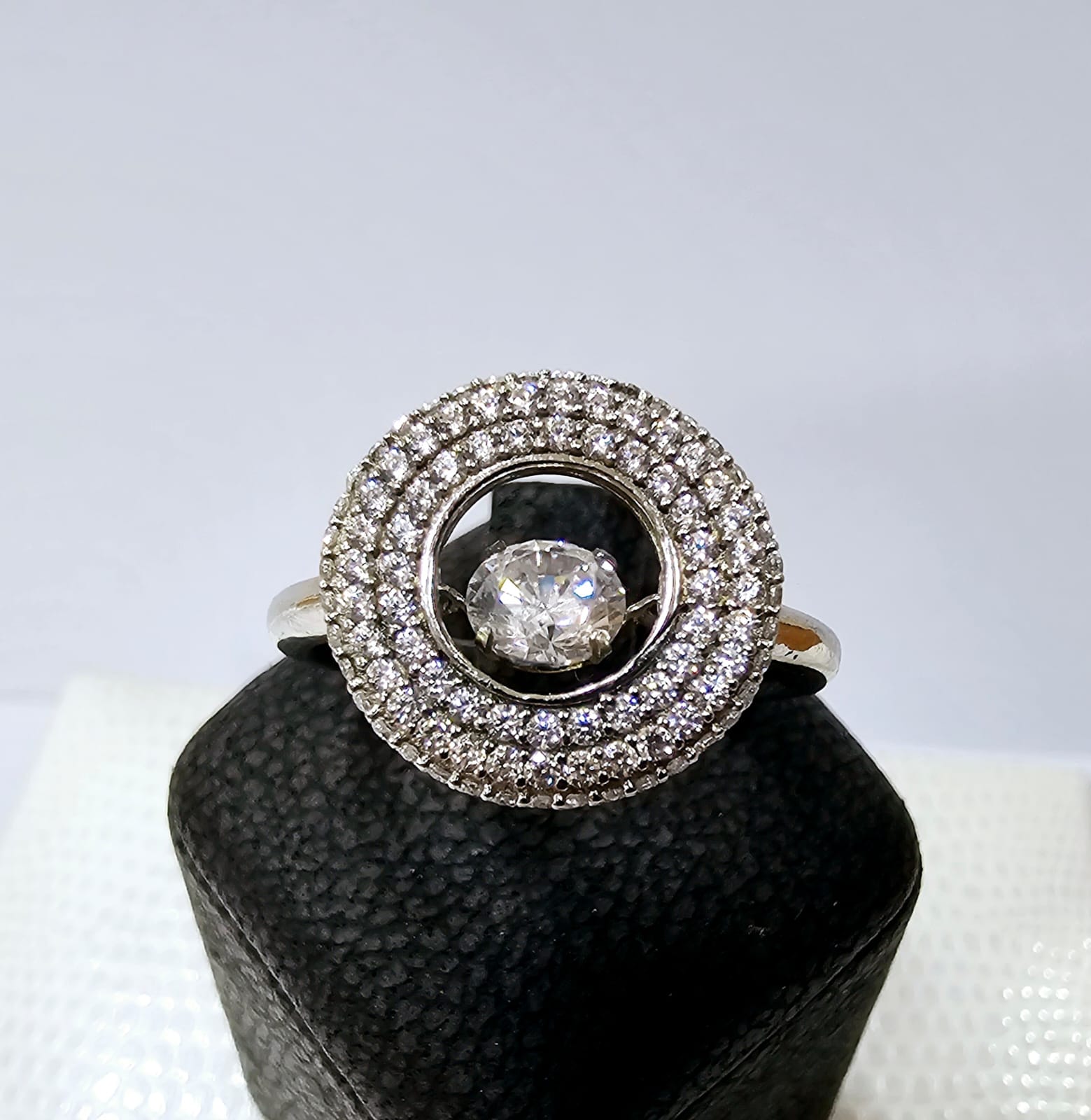 RING SILVER/ CUBIC ZIRCONIA
