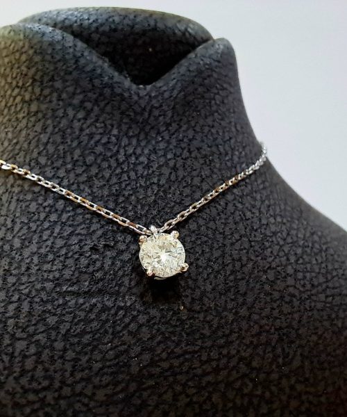 NECKLACE 18KT/ 0.25CT VSG