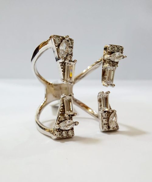 RING SILVER CZ