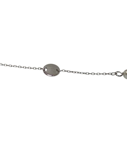 BRACELET SILVER/ CULTURED PEARL