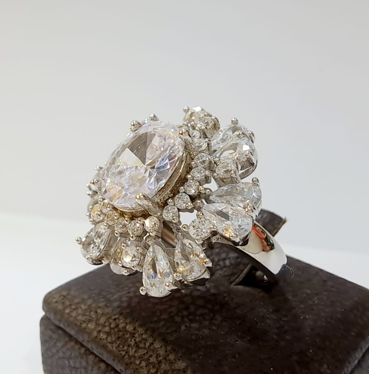 RING SILVER CZ