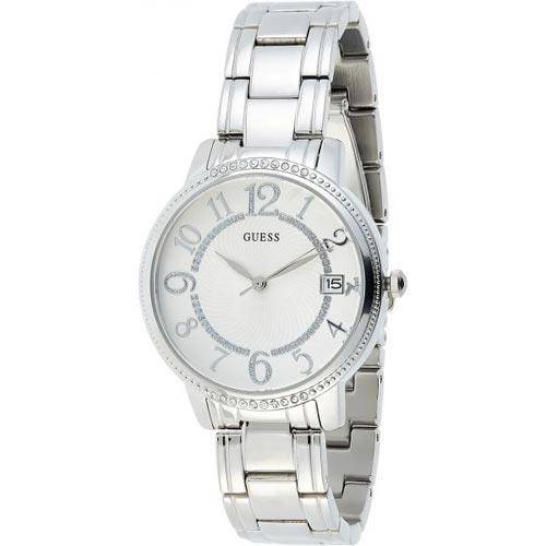 Guess Womens Analogue Classic Quartz Watch with Stainless Steel Strap W0929L1