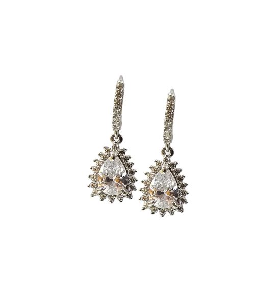 EARRINGS 9KT/ CUBIC ZIRCONIA