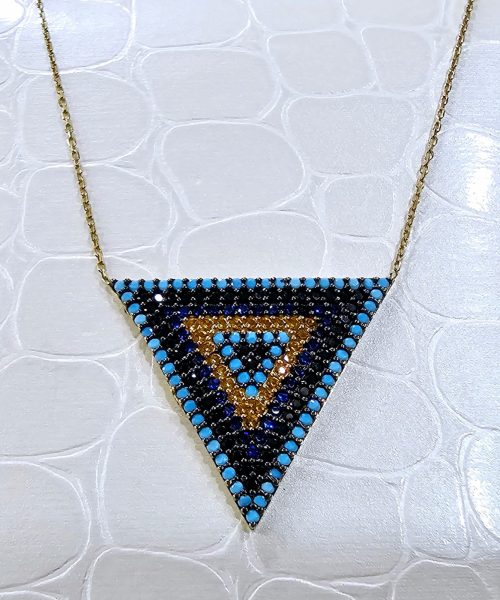 NECKLACE 9KT/ MULTICOLOR