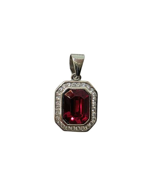PENDANT SILVER/ CUBIC ZIRCONIA