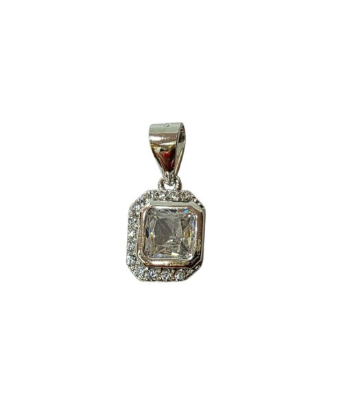 PENDANT SILVER/ CUBIC ZIRCONIA