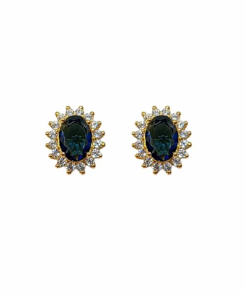 EARRINGS SILVER/ CUBIC ZIRCONIA/ DIANE