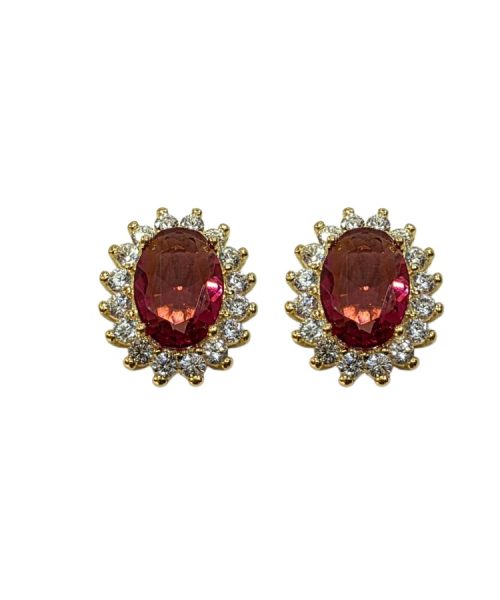 EARRINGS SILVER/ CUBIC ZIRCONIA/ DIANE