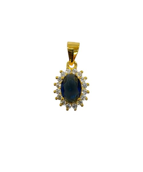 PENDANT SILVER/ CUBIC ZIRCONIA/ DIANE