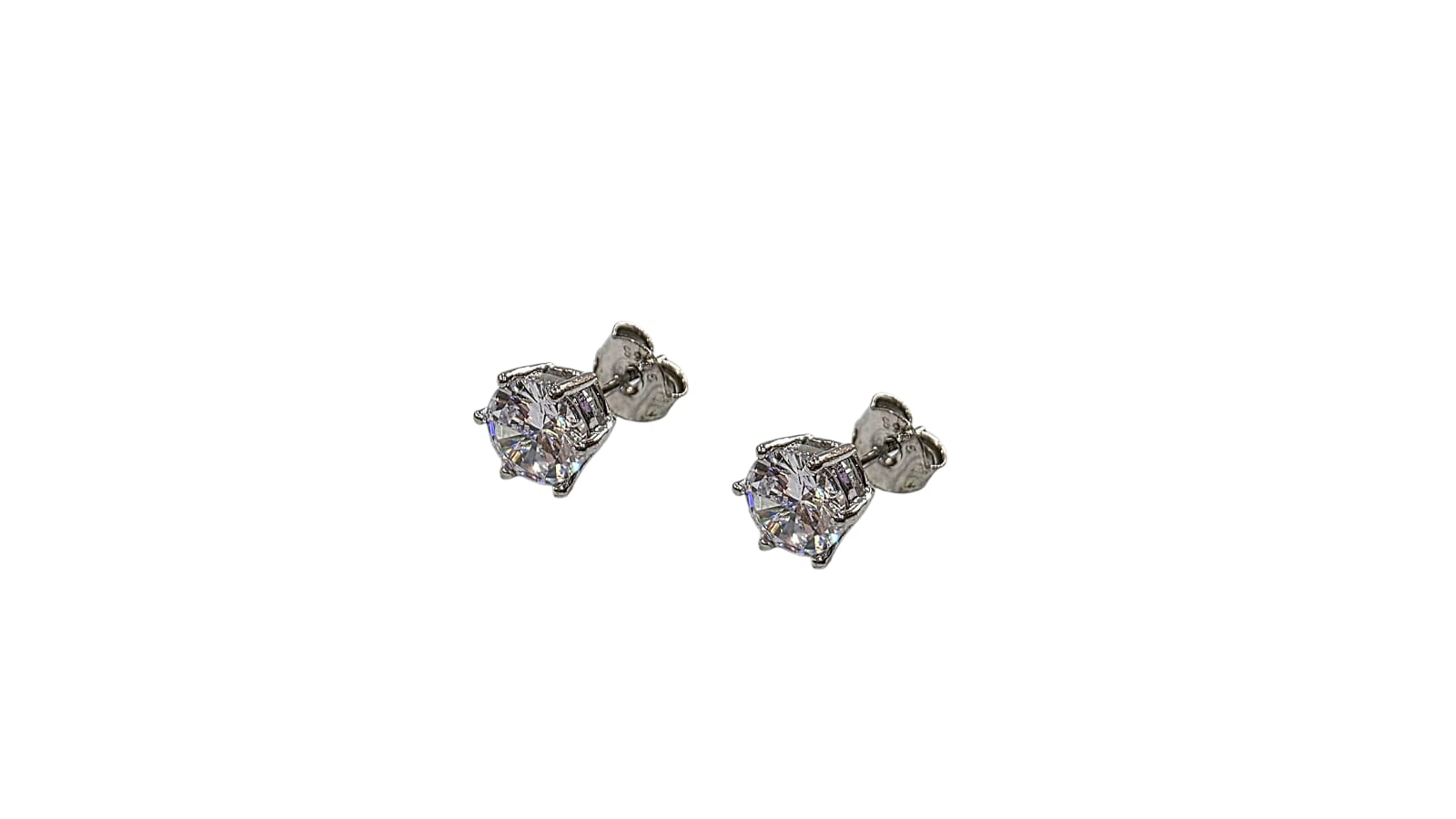 EARRINGS SILVER/ CUBIC ZIRCONIA