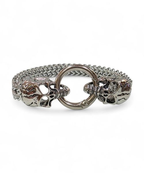 BRACELET STAINLESS STEEL/ SKULLS