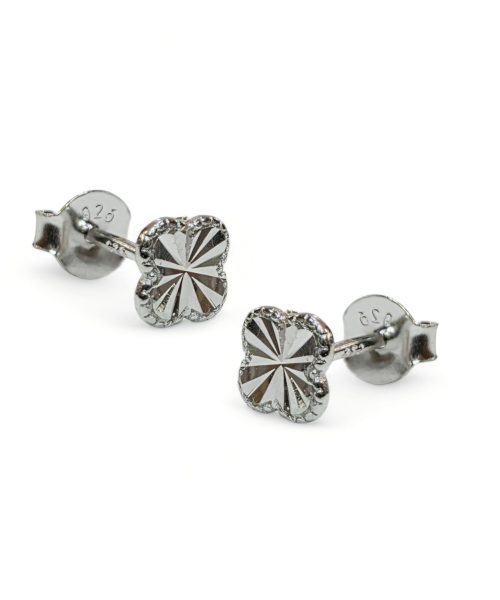 EARRINGS SILVER/ CLOVER