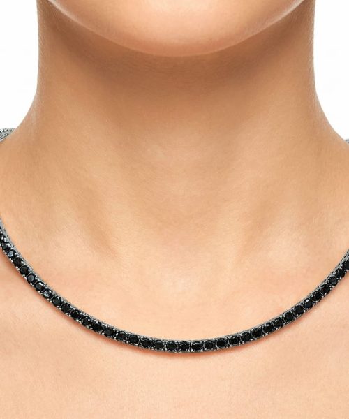 NECKLACE SILVER/ CUBIC ZIRCONIA
