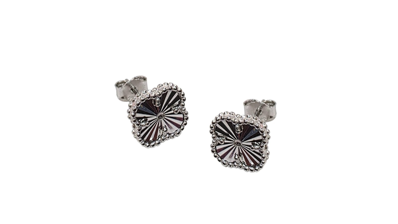 EARRINGS SILVER/ CLOVER