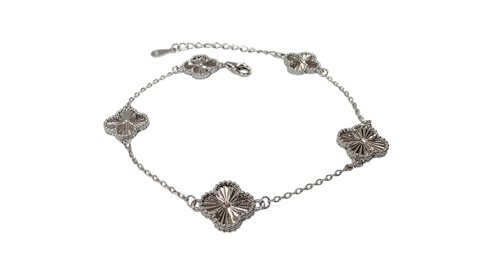 BRACELET SILVER/ CLOVER - Image 2