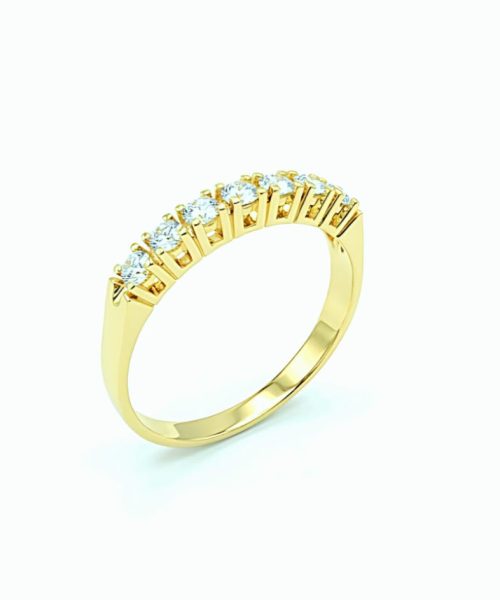RING 9KT/ CUBIC ZIRCONIA