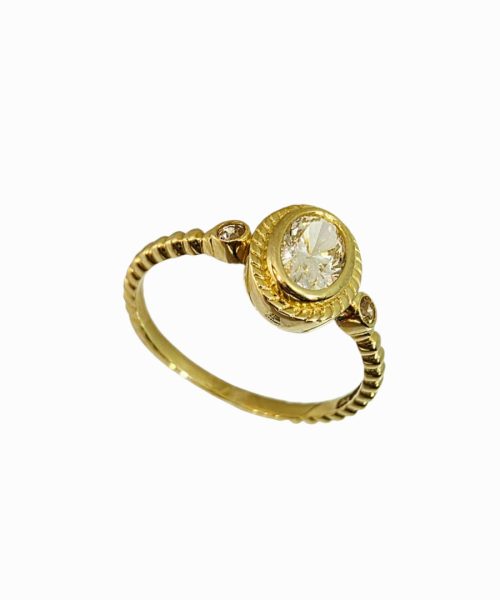 RING 9KT/ CUBIC ZIRCONIA