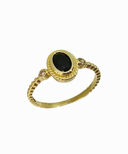 RING 9KT/ CUBIC ZIRCONIA