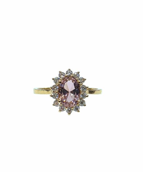 RING 9KT/ CUBIC ZIRCONIA