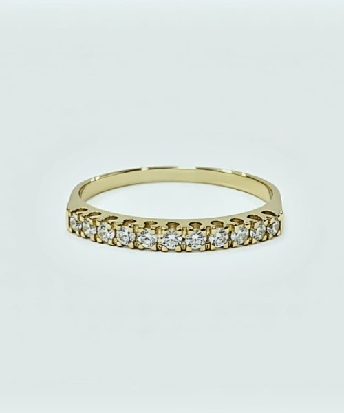 RING 9KT/ CUBIC ZIRCONIA