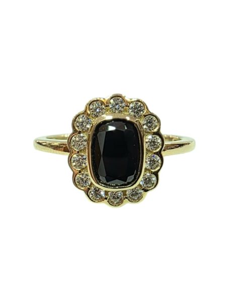 RING 9KT/ CUBIC ZIRCONIA