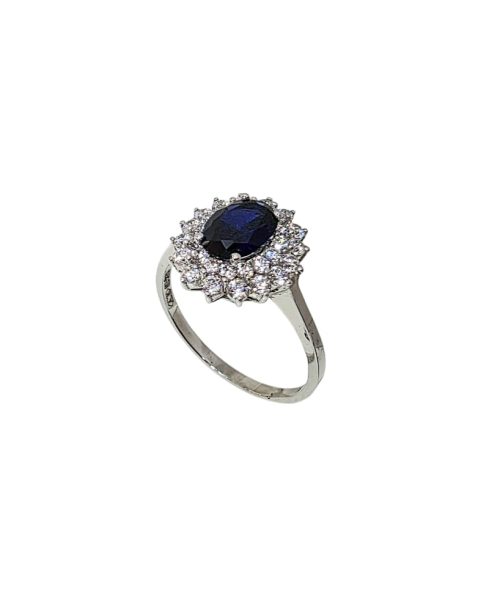 RING 9KT/ CUBIC ZIRCONIA