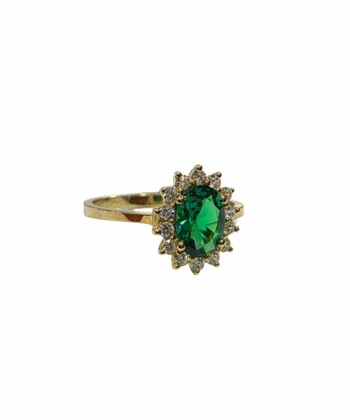 RING 9KT/ CUBIC ZIRCONIA