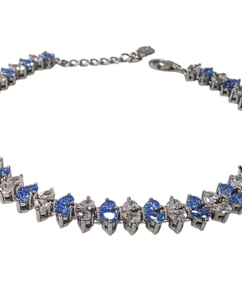 BRACELET SILVER/ CUBIC ZIRCONIA