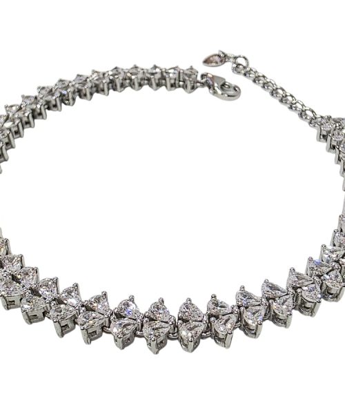 BRACELET SILVER/ CUBIC ZIRCONIA
