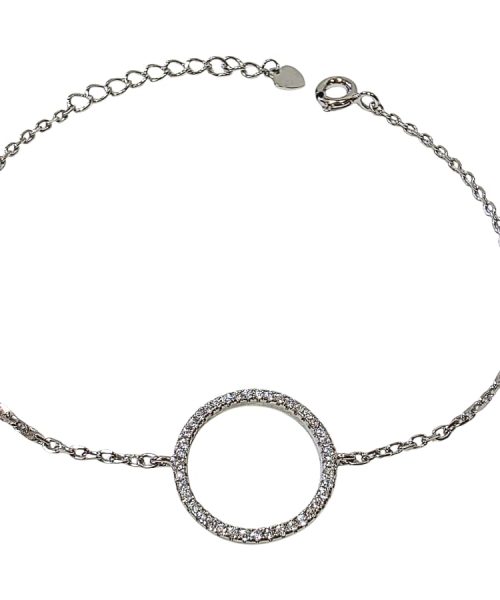 BRACELET SILVER/ CUBIC ZIRCONIA