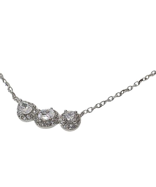 NECKLACE SILVER/ CUBIC ZIRCONIA