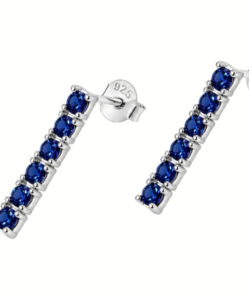 EARRINGS SILVER/ CUBIC ZIRCONIA