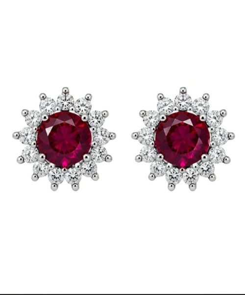 EARRINGS SILVER/ CUBIC ZIRCONIA