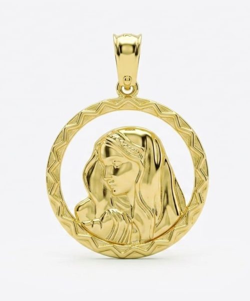 PENDANT SILVER/ SAINT MARY