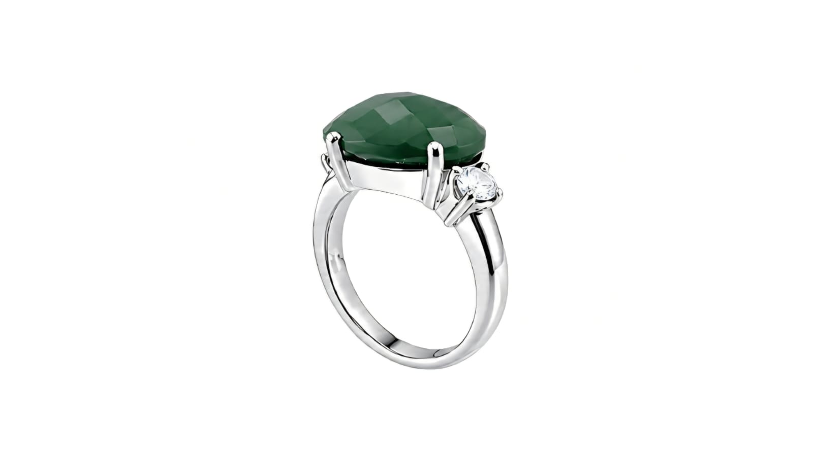 RING SILVER/ GREEN QUARTZ - Image 3