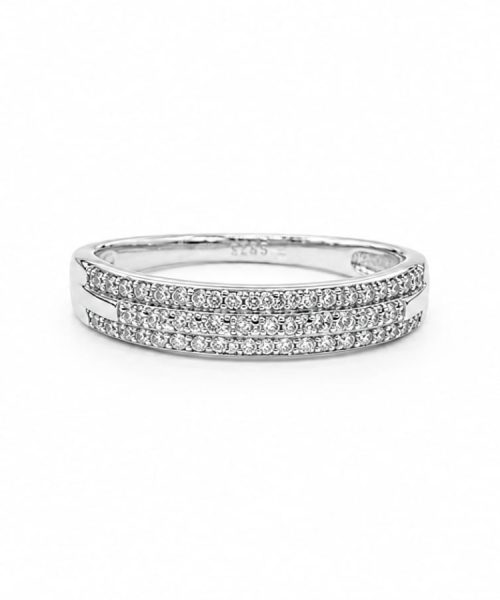 RING SILVER/ CUBIC ZIRCONIA